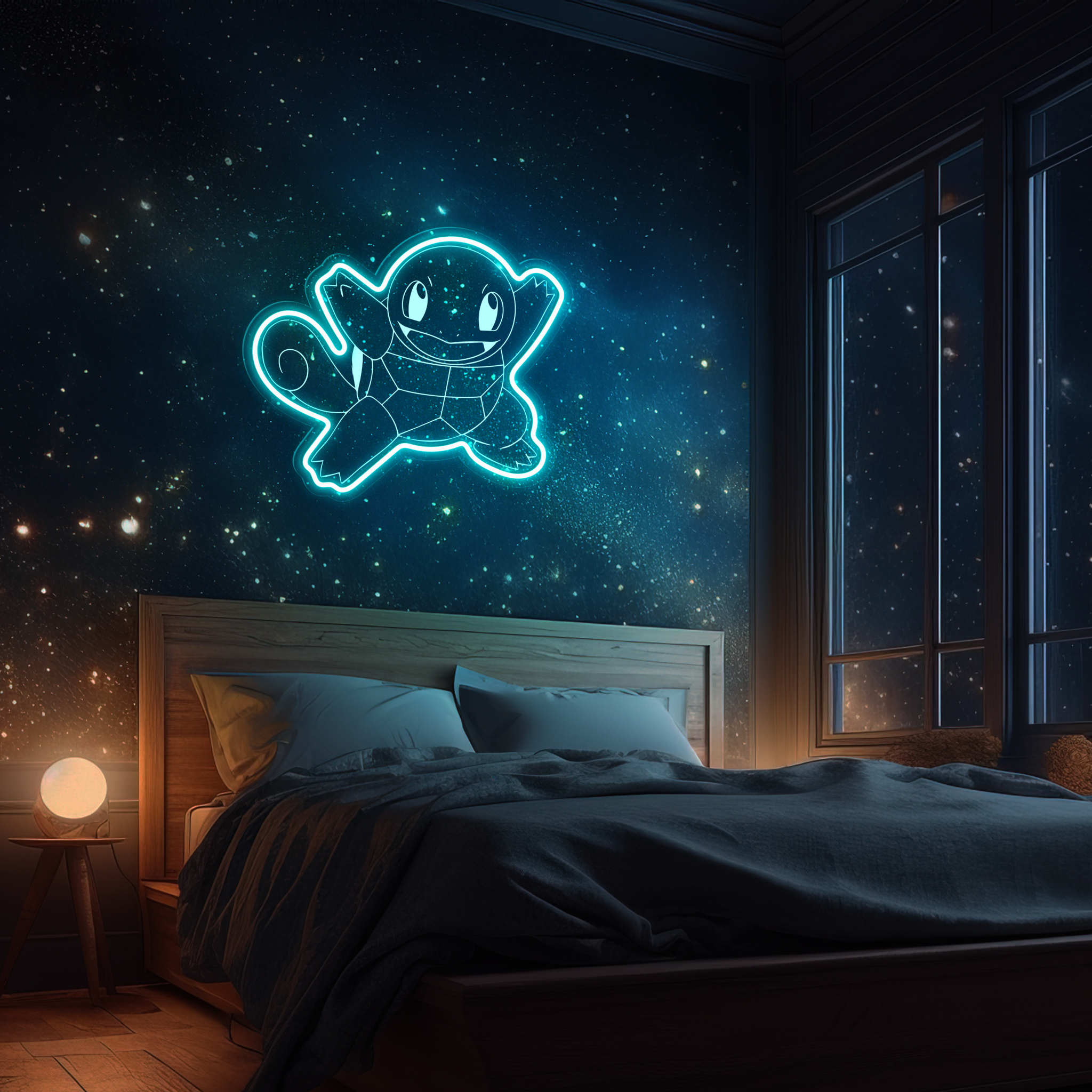 Squirtle Pokemon Laser Signs