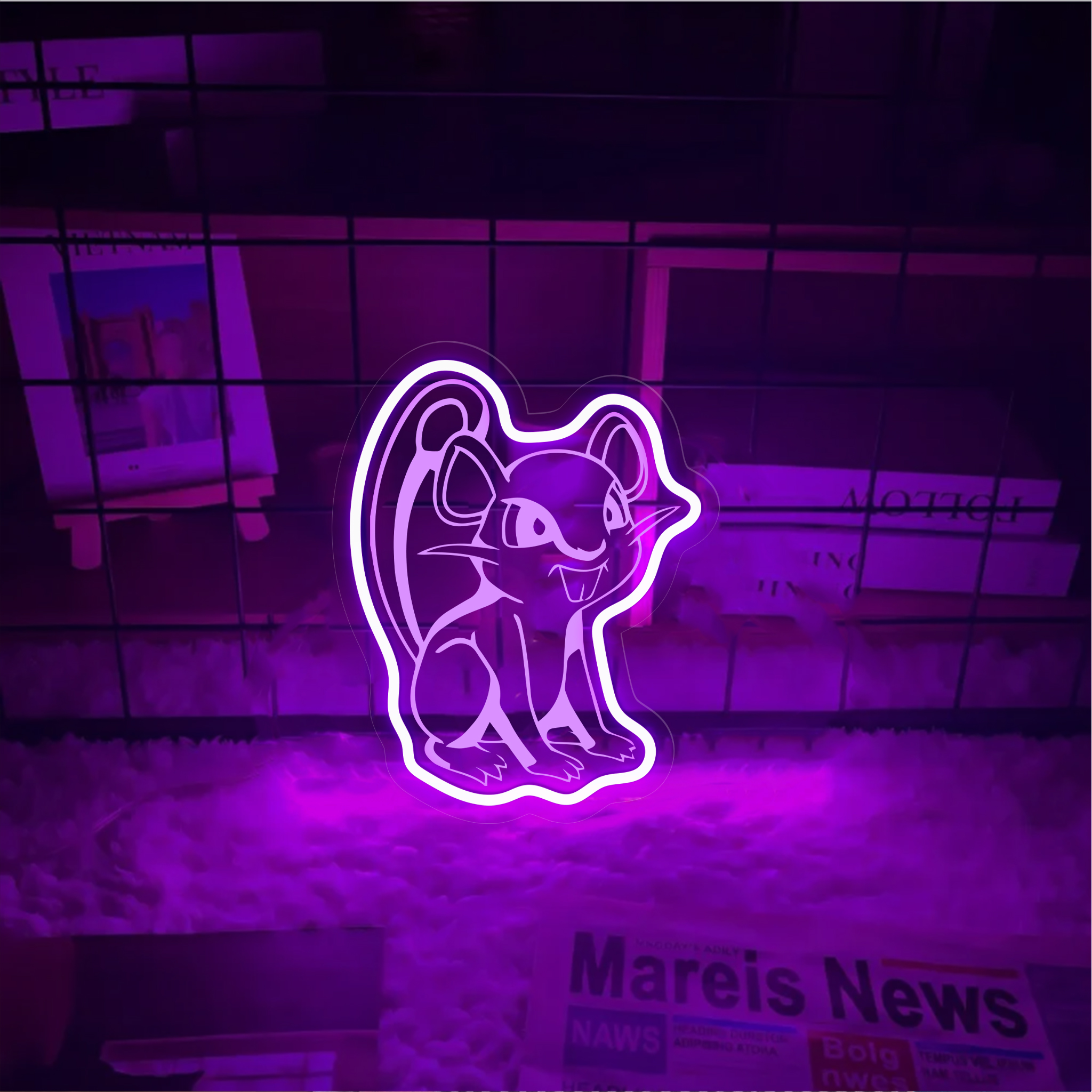 Pokemon Rattata Laser Signs