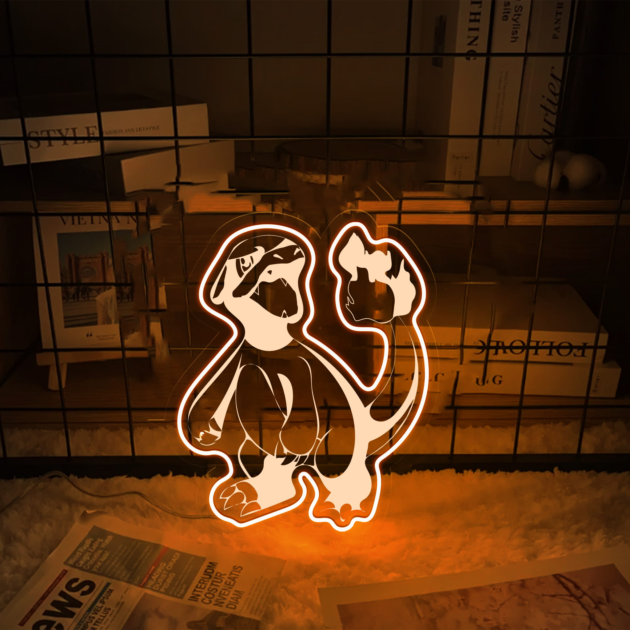 Charmeleon Pokemon Laser Signs