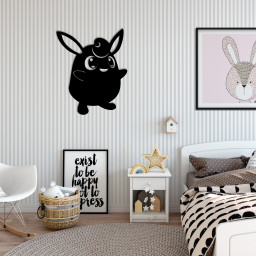 Pokemon Wigglytuff Metal Signs