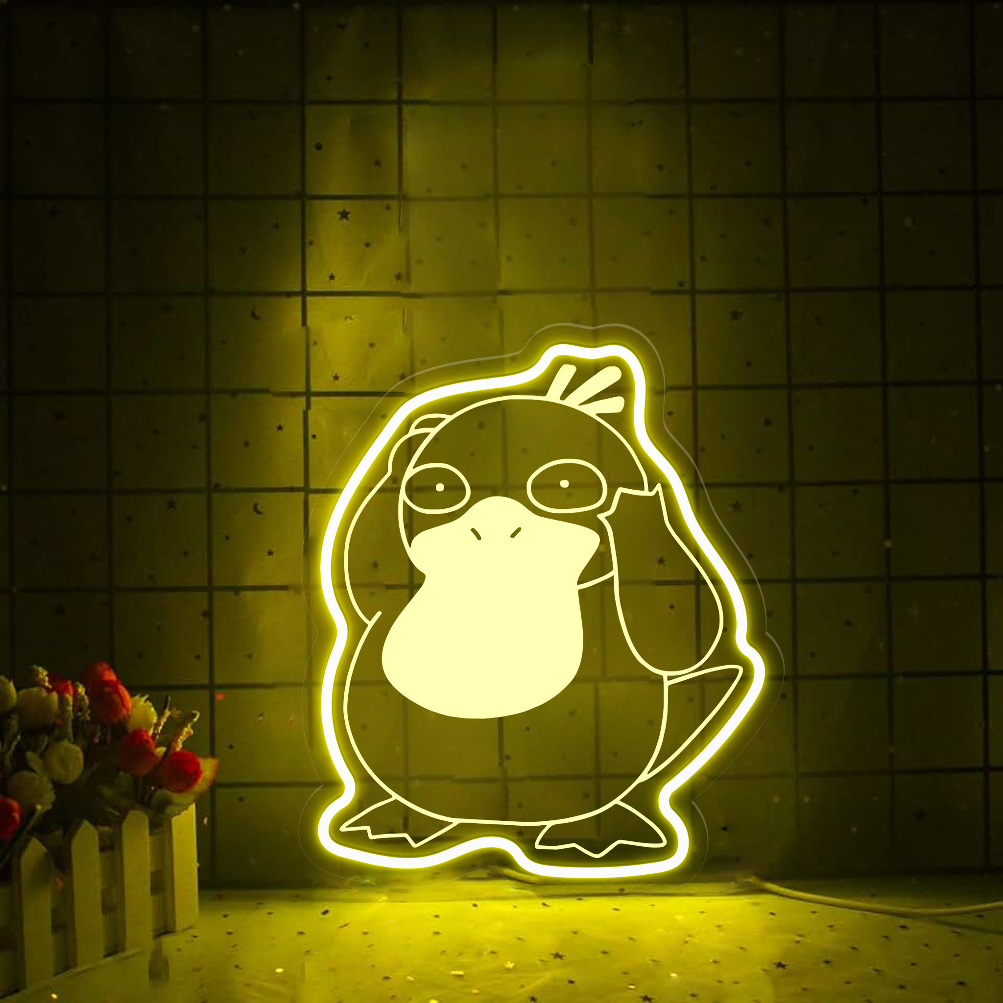 Psyduck Pokemon Laser Signs