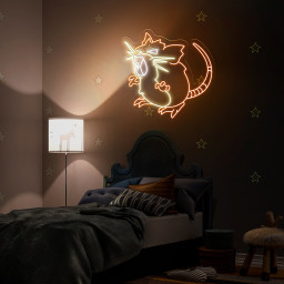 Pokemon Raticate Neon Signs