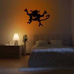 Pokemon Mankey Metal Signs