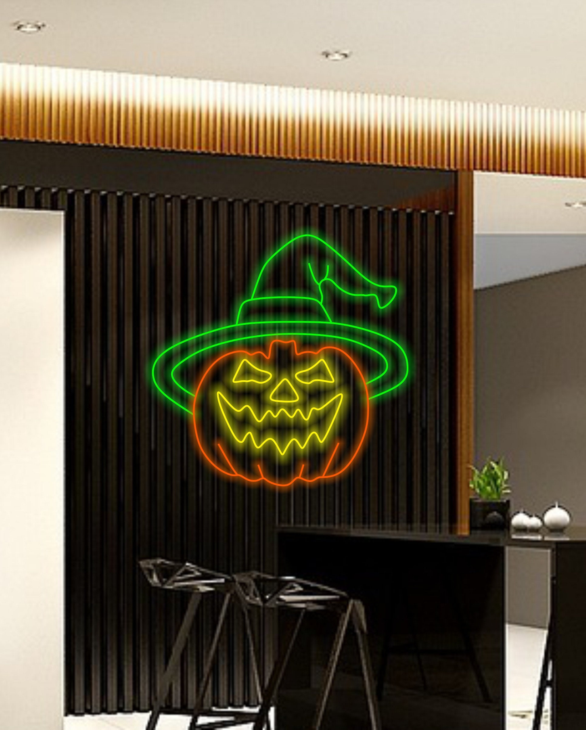 Pumpkin Neon Sign Halloween, Unique Halloween Neon Decor, Halloween Pumpkin Neon Light, Specialty Halloween Neon Sign, Pumpkin Glow Sign