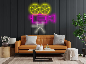 Retro Photo Camera Neon Light, Classic Camera Neon Decor, Photography Enthusiast Neon Sign, Old-Fashioned Camera Neon Sign, Retro Camera Led