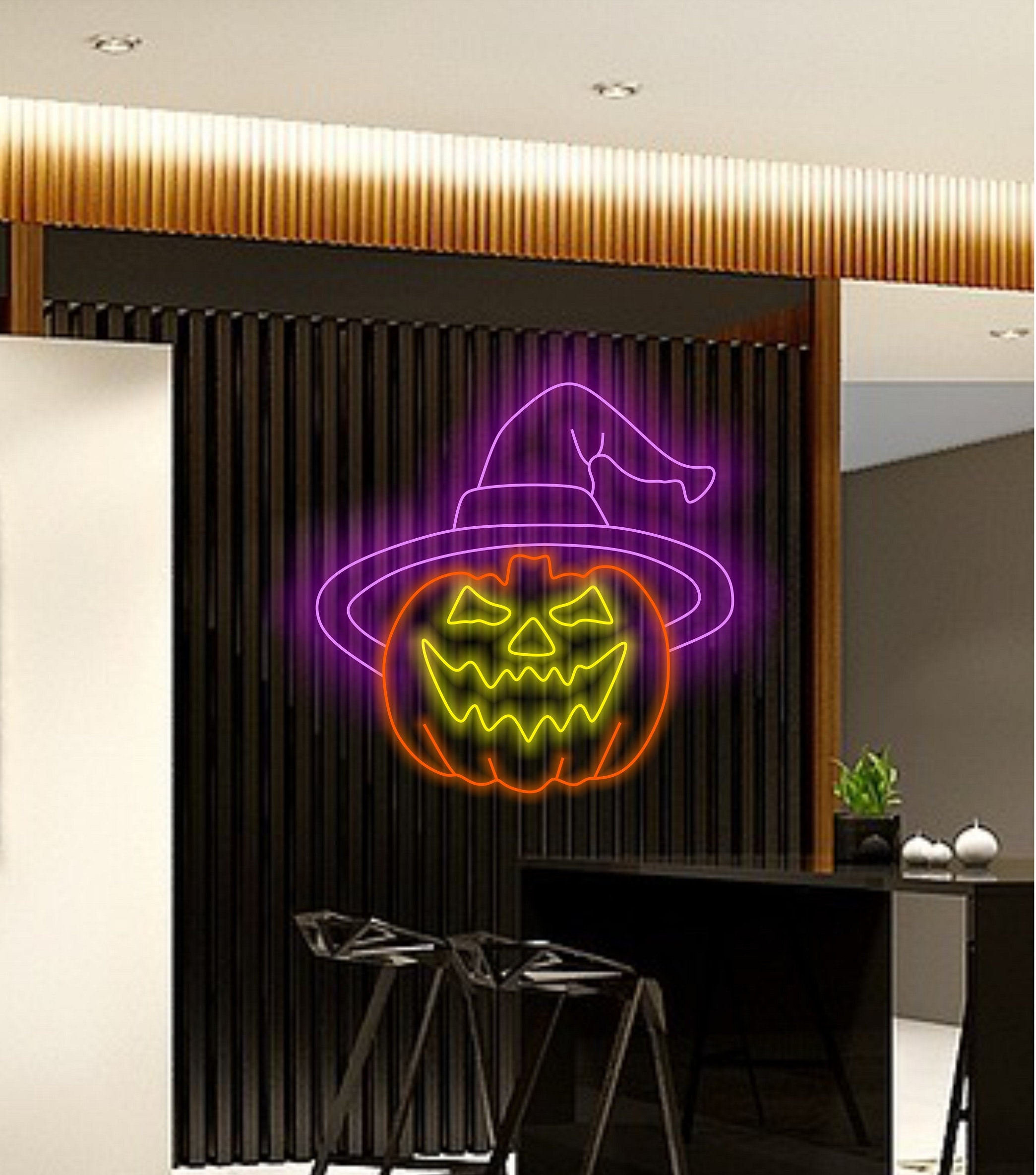 Pumpkin Neon Sign Halloween, Unique Halloween Neon Decor, Halloween Pumpkin Neon Light, Specialty Halloween Neon Sign, Pumpkin Glow Sign