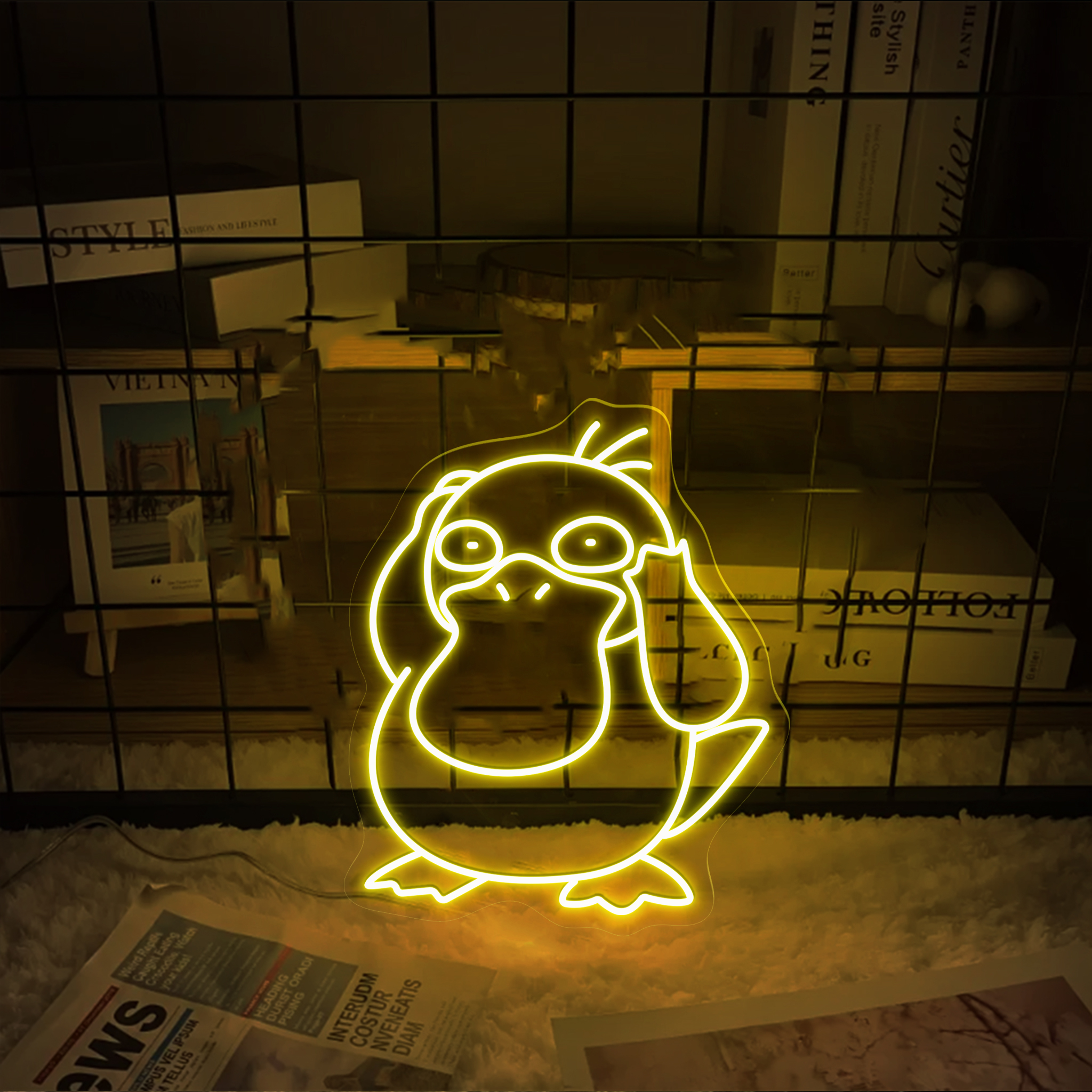 Psyduck Pokemon Neon Led Sign