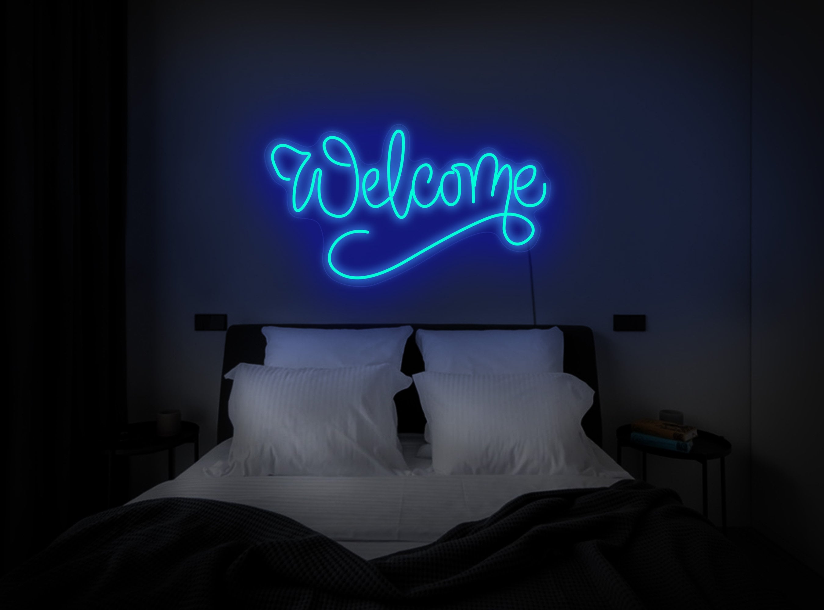 Welcome Neon Sign, Welcome Led Sign, Welcome Light Sign, Welcome Wall Sign, Welcome Wall Decor, Neon Sign Wall Decor, Neon Light Sign For Wall