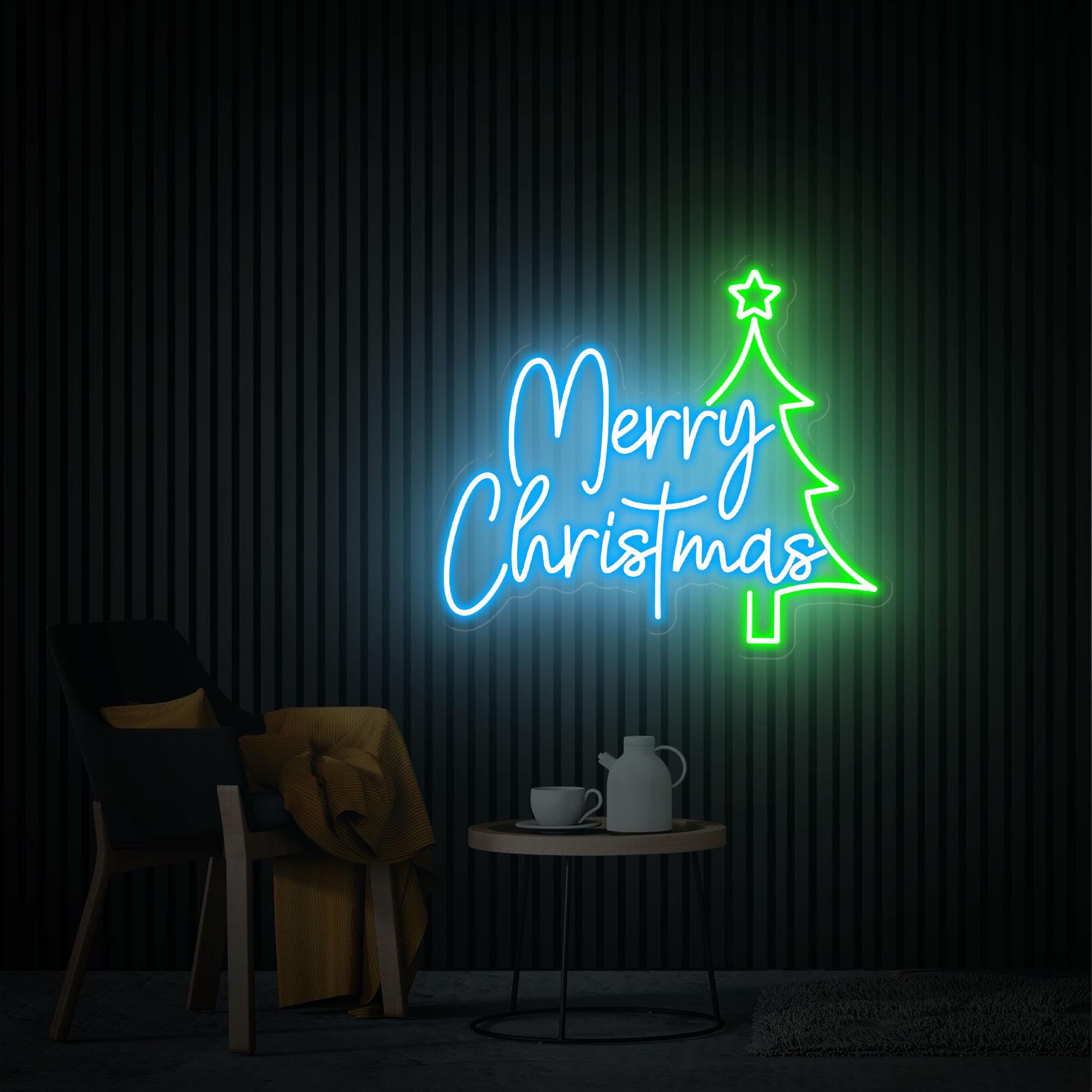 Merry Christmas Neon Sign, Christmas Led Sign, Custom Neon Sign, Christmas Decor, Christmas Party Decor, Neon Bar Sign, Christmas Gift