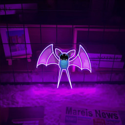 Pokemon Zubat UV Signs