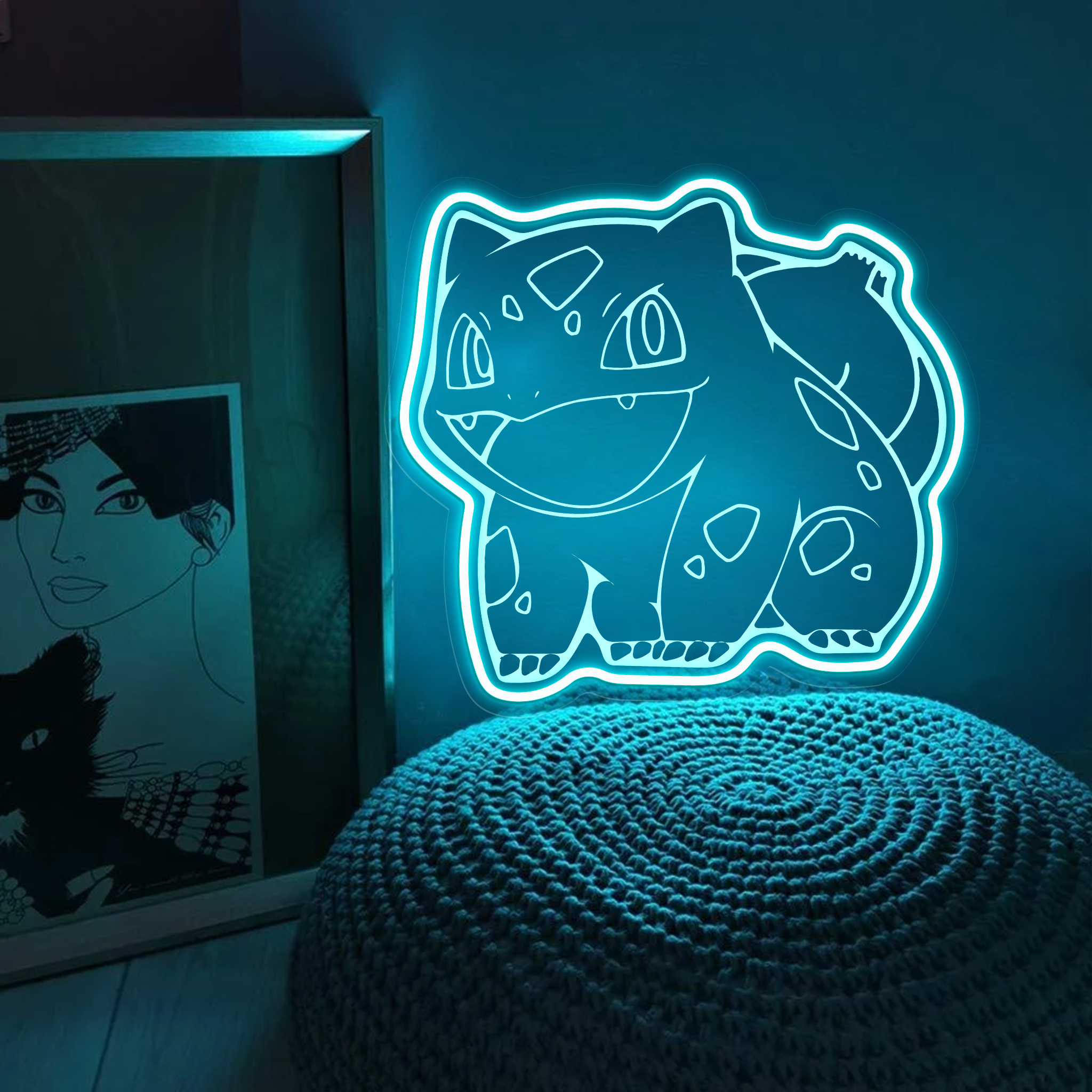 Pokemon Bulbasaur Laser Signs