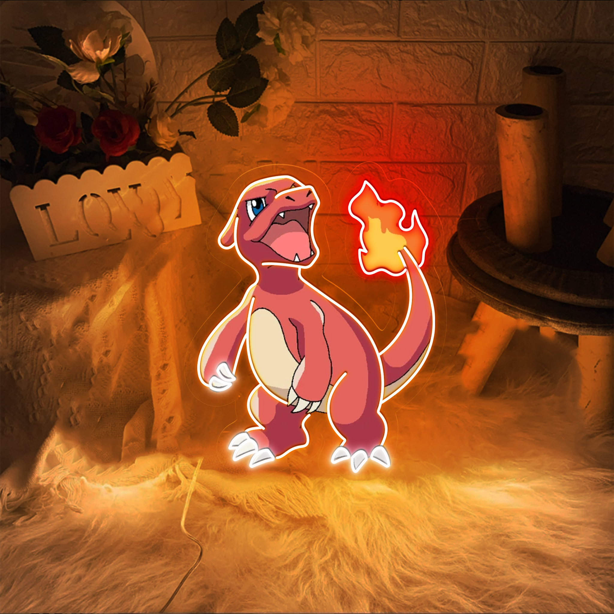 Charmeleon Pokemon UV Signs