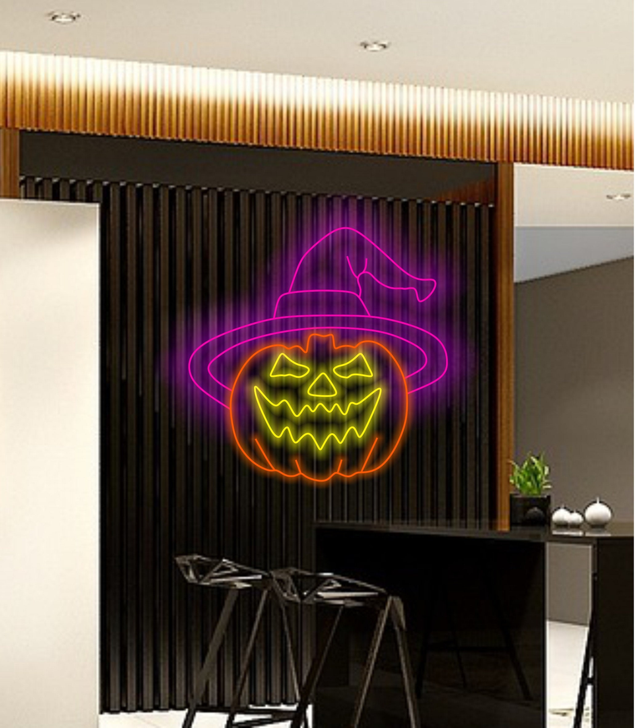 Pumpkin Neon Sign Halloween, Unique Halloween Neon Decor, Halloween Pumpkin Neon Light, Specialty Halloween Neon Sign, Pumpkin Glow Sign