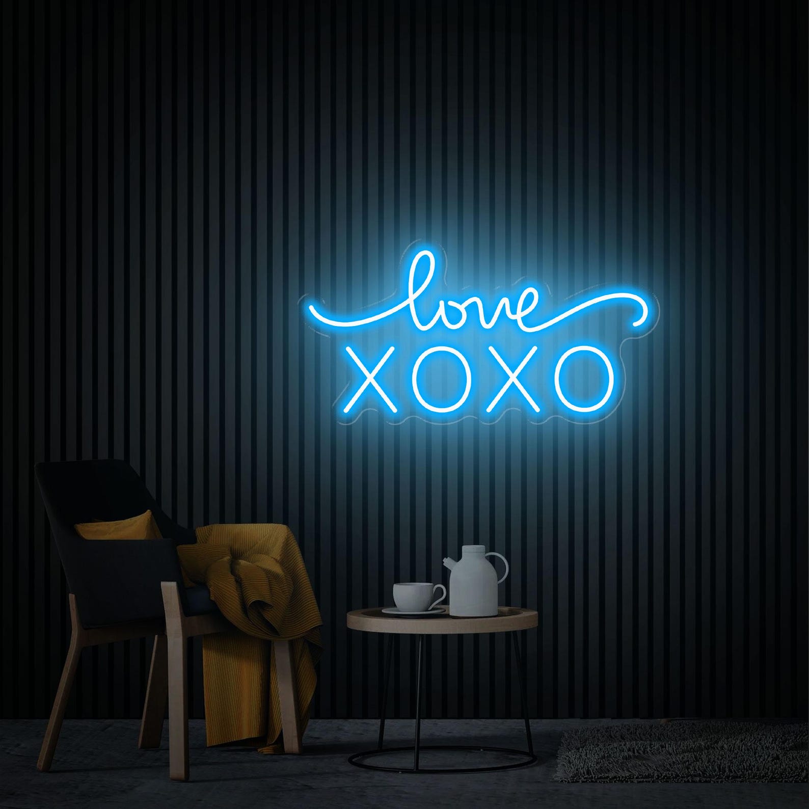 XOXO Love Neon Sign, Modern Wedding Decor Signs, XOXO Neon Light, Bedroom Room Sign, Gift for Her, XOXO Neon Wall Art Personalized Gifts