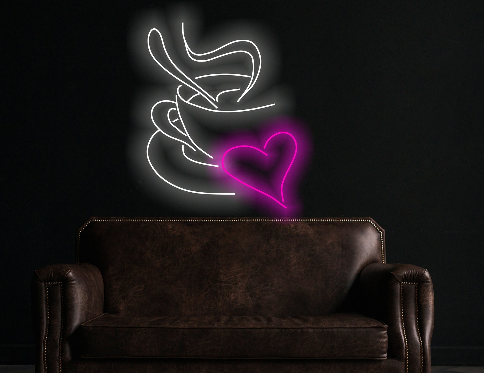 Coffee Cup Neon Sign, Neon Coffee Cup Sign, Coffee Shop Neon Sign, Cafe Neon Sign, Coffee Lover Gift, Coffee Decor, Neon Kitchen Sign