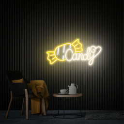 Candy Neon Sign, Candy Shop Decor, Custom Neon Sign, Candy Bar Decor, Business Opening Gift, Candy Sign Wall Art for Storefront