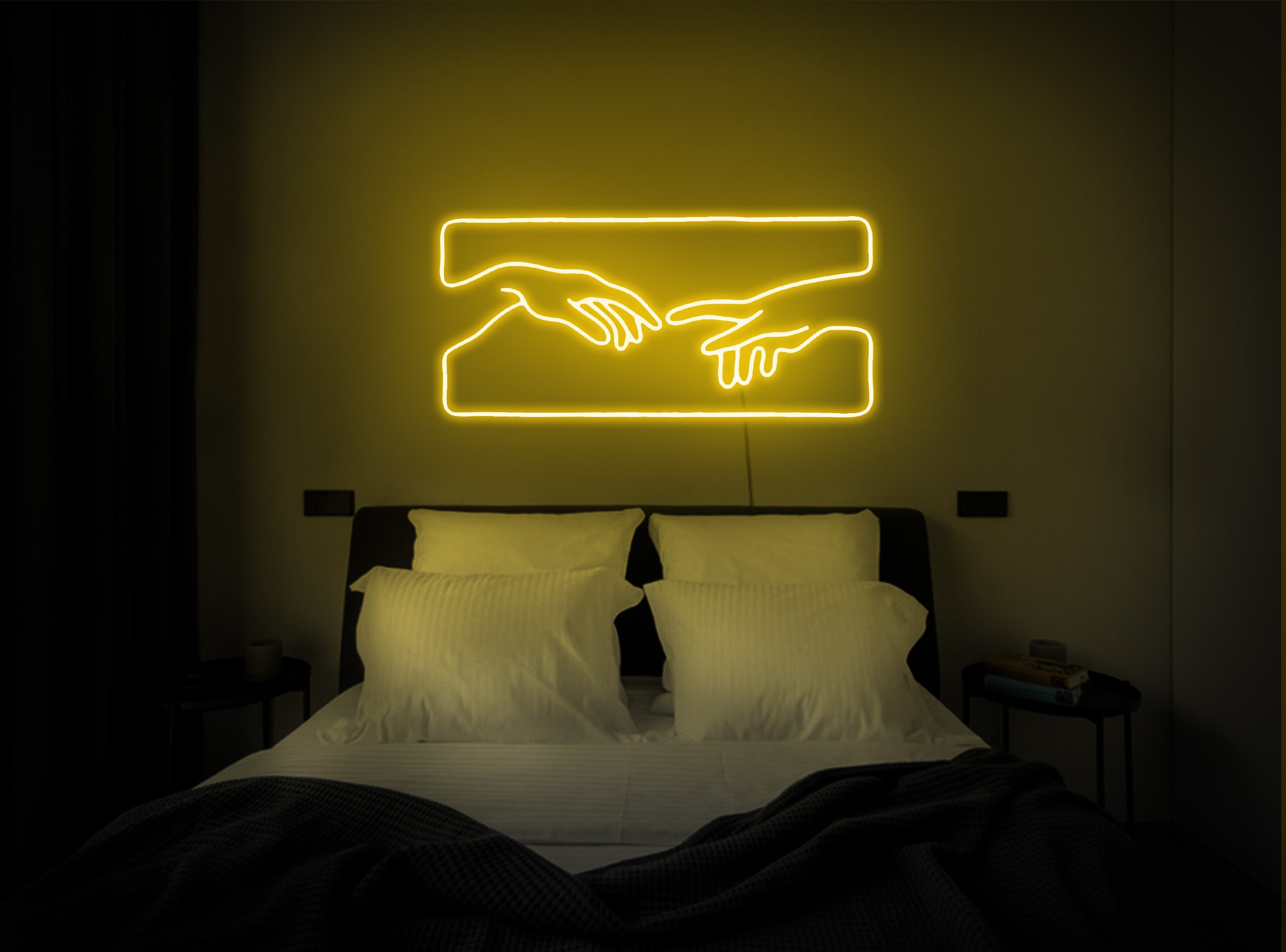 Hand Of God Neon Sign, Hand Of God Led Sign, Hand Of God Light Sign, Hand Neon Sign, Neon Sign Wall Decor, Neon Sign Bedroom