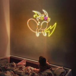Raichu Neon Signs Pokemon Wall Art