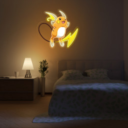 Raichu UV Signs Pokemon Wall Art