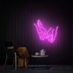 Pinky Neon Sign, Promise Neon Wedding Party Decor, Custom Neon Sign, Wedding Party Favors Home Decor Neon Art Valentine’s Day Gifts for Her