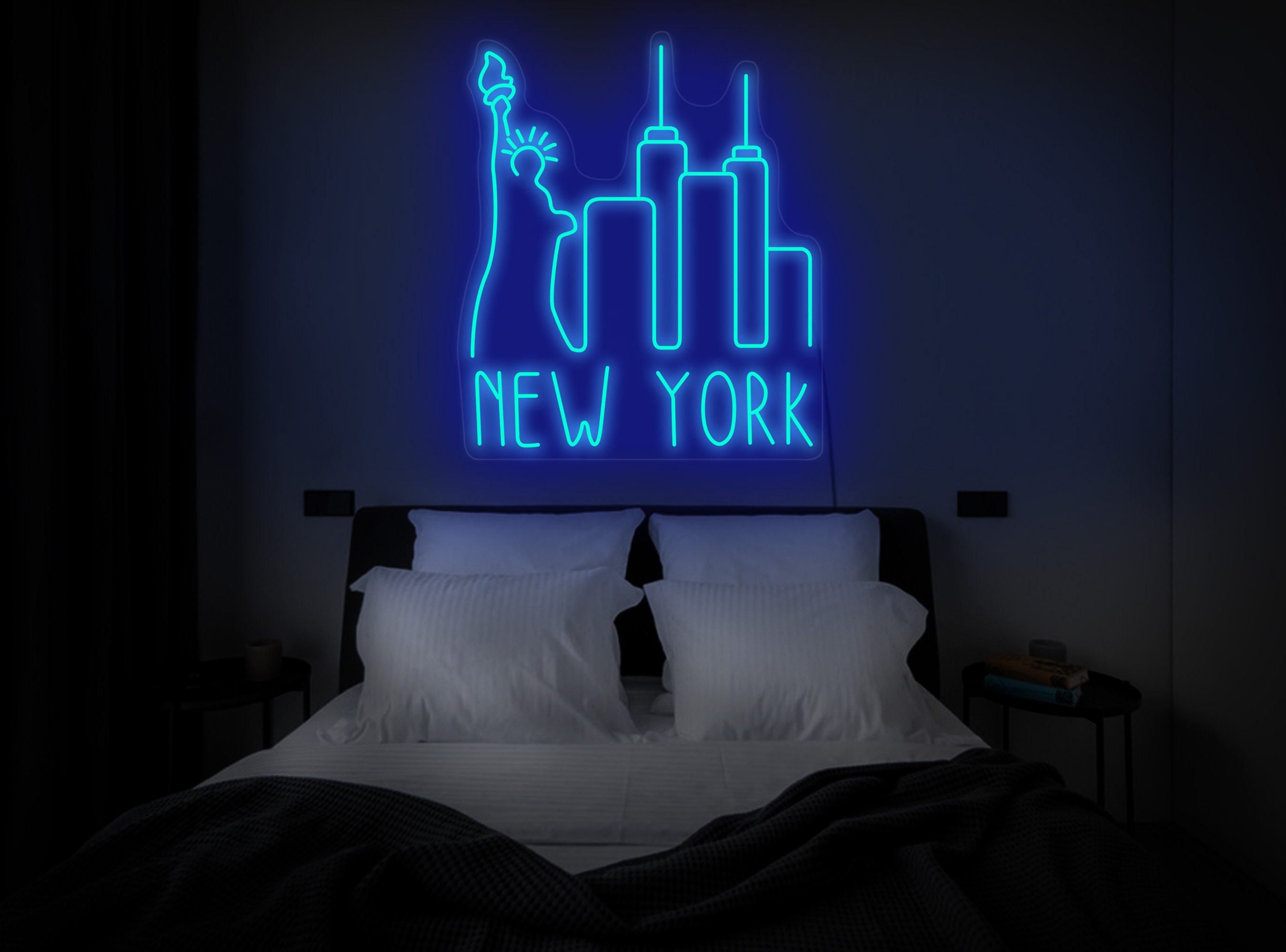 New York Sky Line Neon Sign, New York Neon Light, New York Led Sign, City Skyline Neon Sign, City Skyline Wall Art, City Light Wall Art