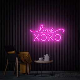XOXO Love Neon Sign, Modern Wedding Decor Signs, XOXO Neon Light, Bedroom Room Sign, Gift for Her, XOXO Neon Wall Art Personalized Gifts