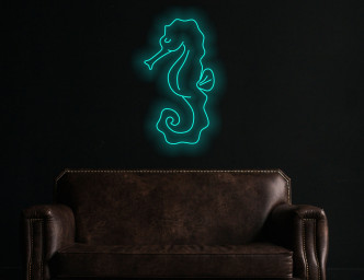 Seahorse Neon Sign, Seahorse Wall Hanging, Seahorse Wall Art Neon Sign, Kid Room Decor, Hippocampus Animal Neon Lights, Animal Hanging Wall