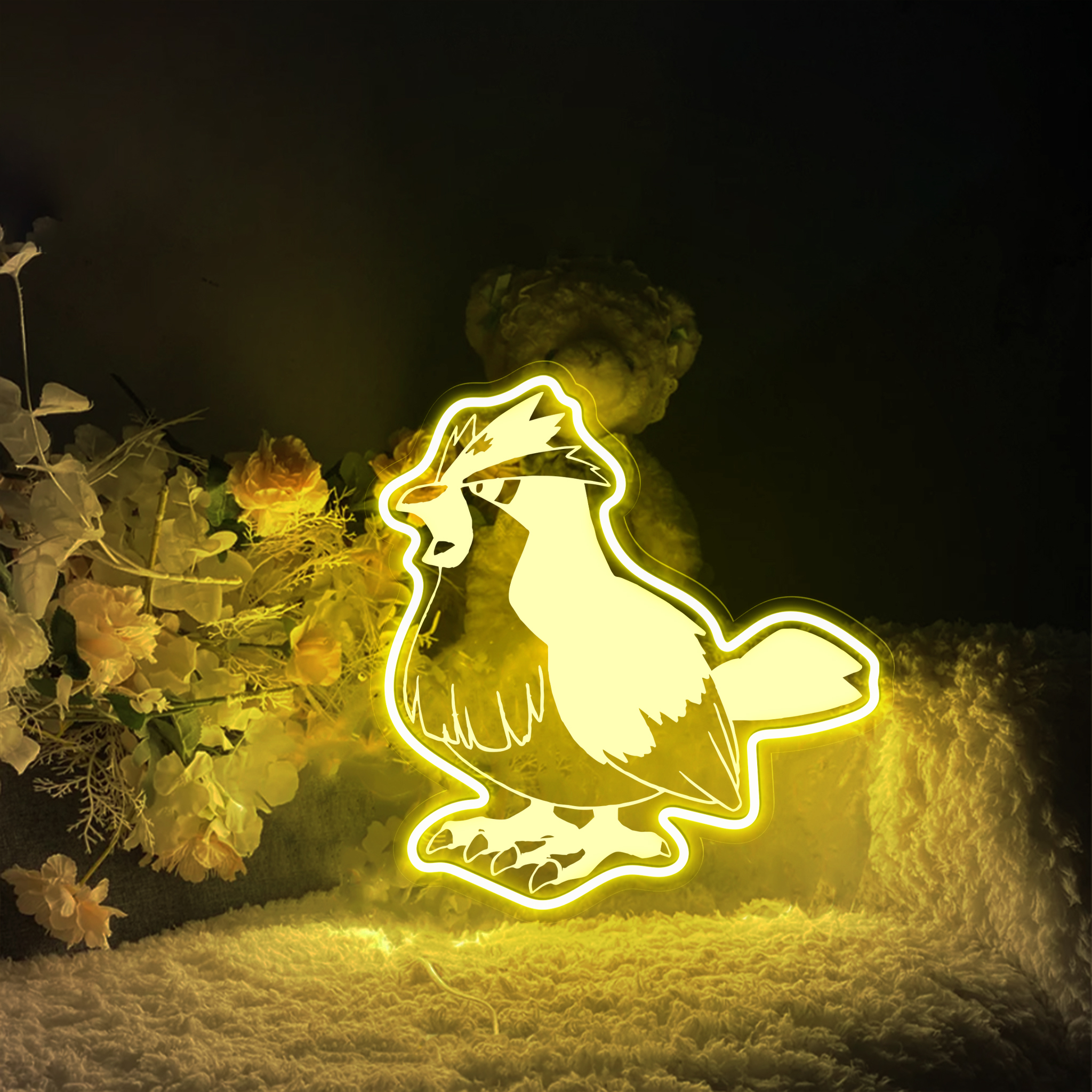 Pidgey Laser Signs Pokemon Wall Art