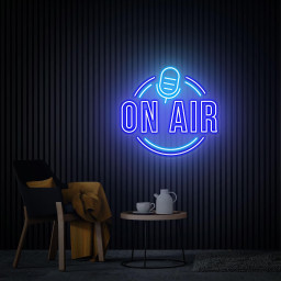On Air Neon Sign, Custom Logo Neon Sign, Music Studio Decor Light Sign, Game Room Wall Decor Personalized Gifts Neon Sign For Clubs Neon