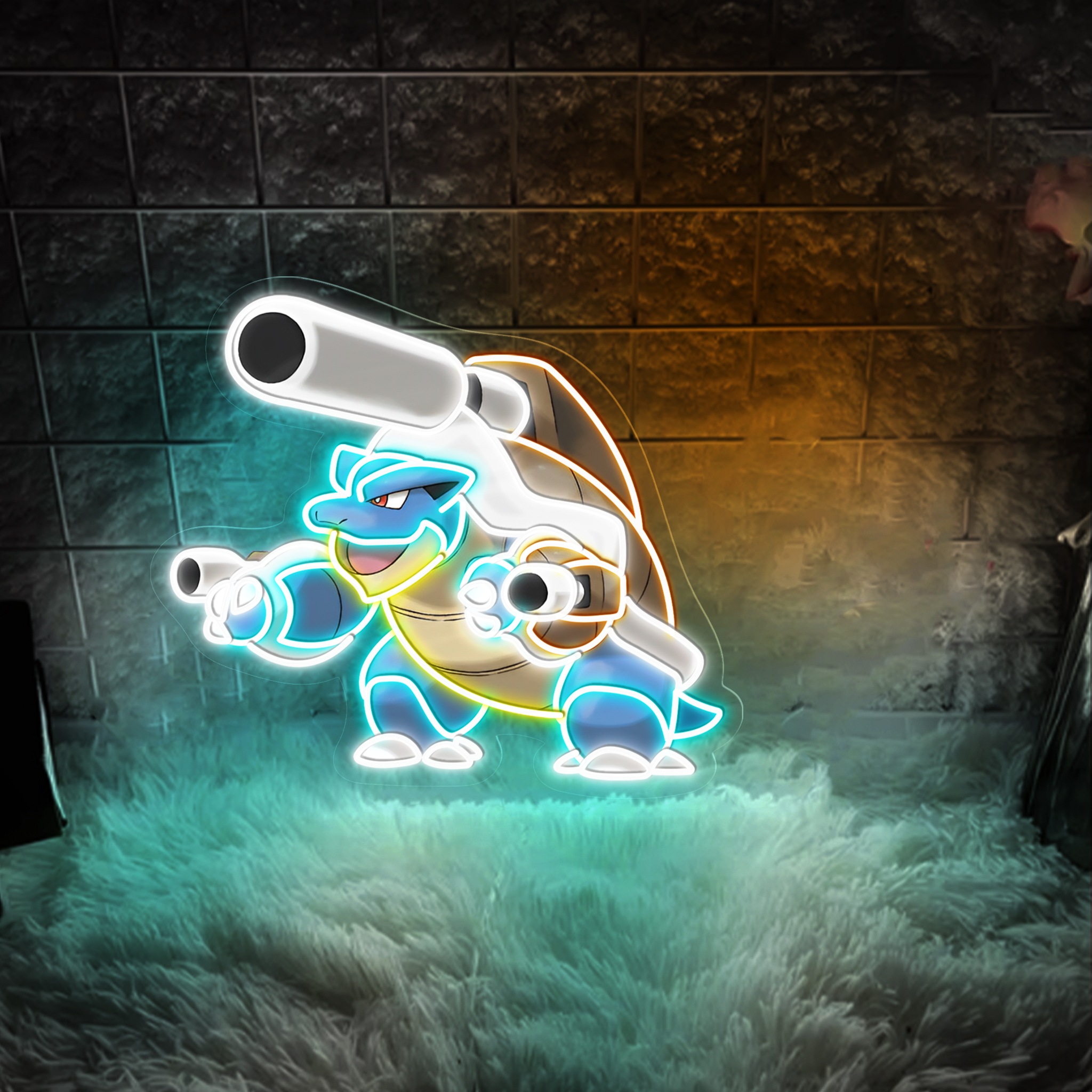 Blastoise UV Signs Pokemon Wall Art