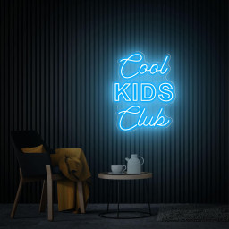Cool Kids Club Neon Sign, Cool Kids Club Led Light Sign, Kids Party Wall Art, Home Bedroom Decor Custom Neon Sign Personalized Birthday Gift