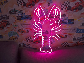 Crayfish Neon Sign, Lobster Neon Sign, Neon Seafood Sign, Lobster Light Sign, Seafood Neon Light, Crawfish Led Sign, Neon Sign For Seafood