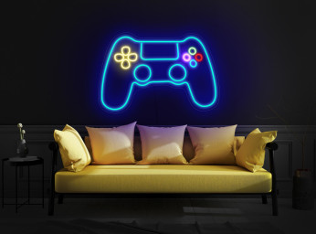 Game Controller Neon Sign, Gamepad Neon Sign, Game Controller Led Sign, Game Room Neon Sign Decor, Gamer Neon Sign, Gamepad Wall Art Decor