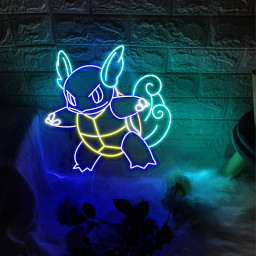 Wartortle Pokemon Neon Signs