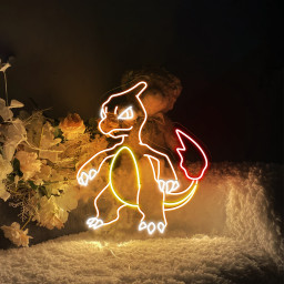 Pokemon Charmeleon Neon Signs