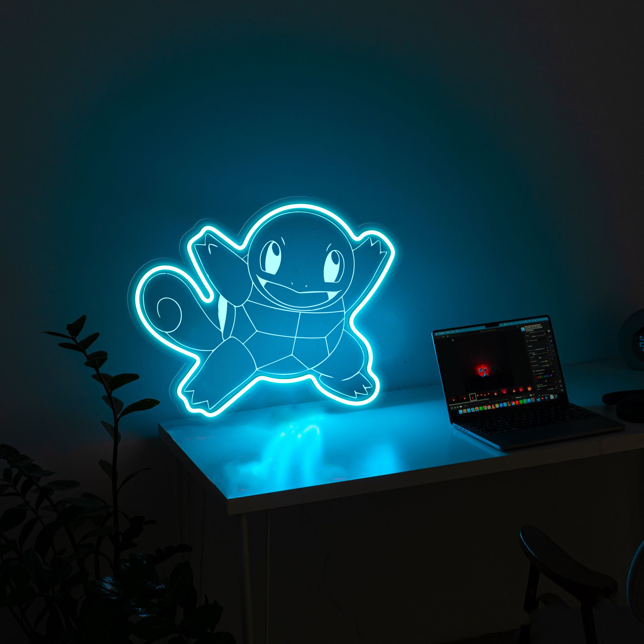 Squirtle Pokemon Laser Signs