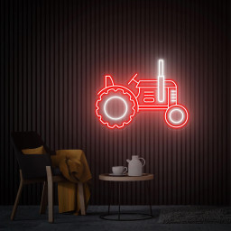 Tractor Neon Sign, Tractor Wall Decor, Custom Tractor Neon Sign, Farm House Decor Farmer Gift, Tractor Led Light Gift for Him Neon Sign Art