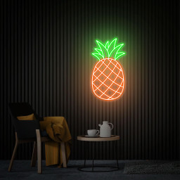Pineapple Neon Sign, Custom Fruits Neon Sign for Home Decor, Bar Decor, Ananas Light Sign, Nursery Neon Light, Personalized gifts
