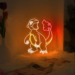 Charmeleon Pokemon Neon Led Sign