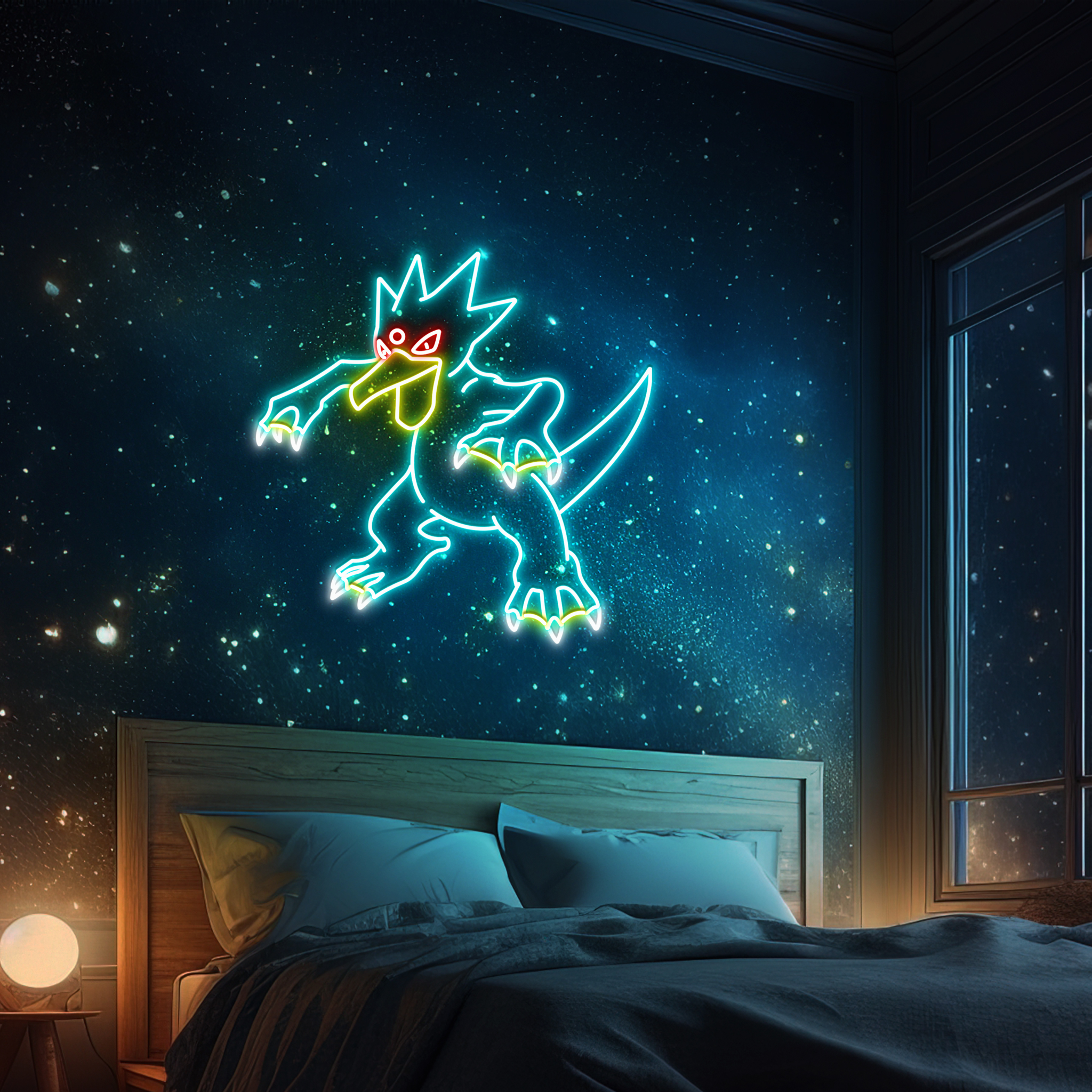 Pokemon Golduck Neon Signs