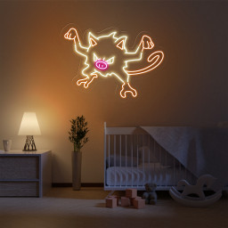 Pokemon Mankey Neon Signs