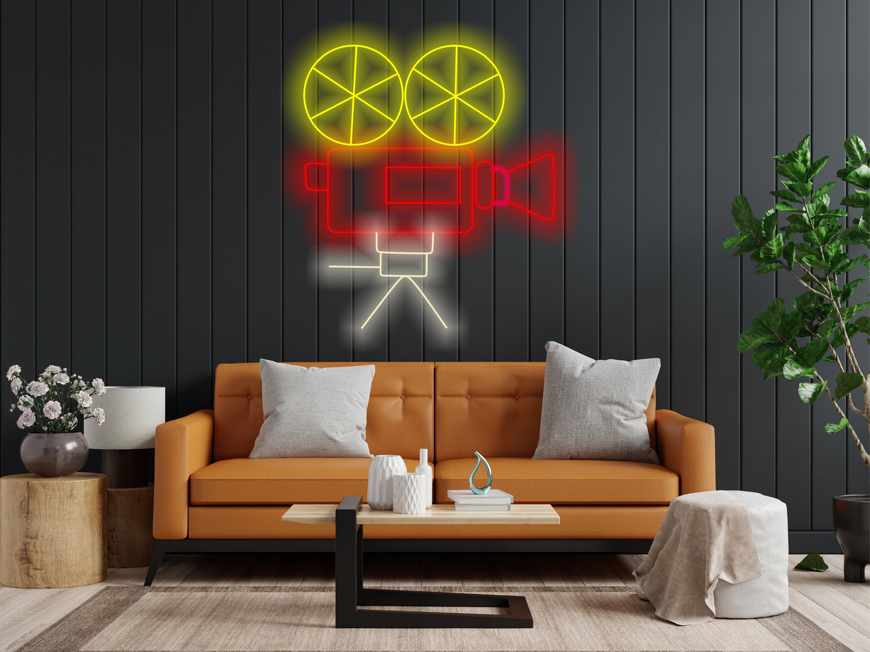 Retro Photo Camera Neon Light, Classic Camera Neon Decor, Photography Enthusiast Neon Sign, Old-Fashioned Camera Neon Sign, Retro Camera Led