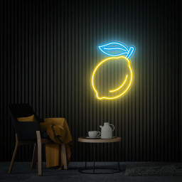 Lemon Neon Sign, Fruit Lemon Led Sign, Lemon Neon Art, Bar Neon Sign, Custom Neon Sign Home Lemon Decor Restaurant Led Sign Fruits Neon Sign