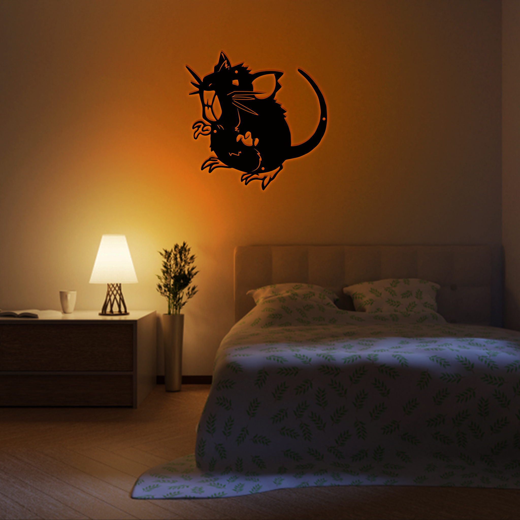 Pokemon Raticate Metal Signs