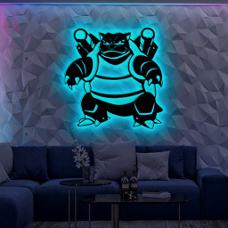 Pokemon Blastoise Metal Signs