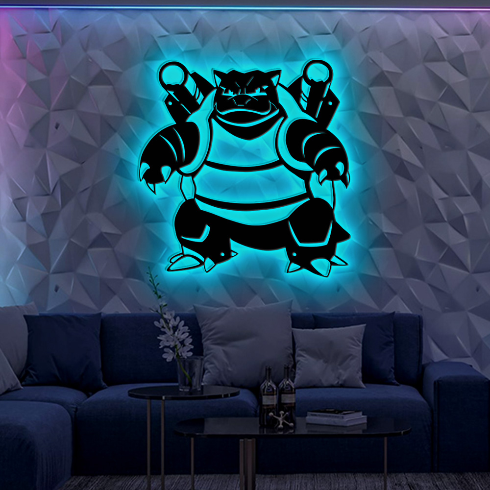 Pokemon Blastoise Metal Signs