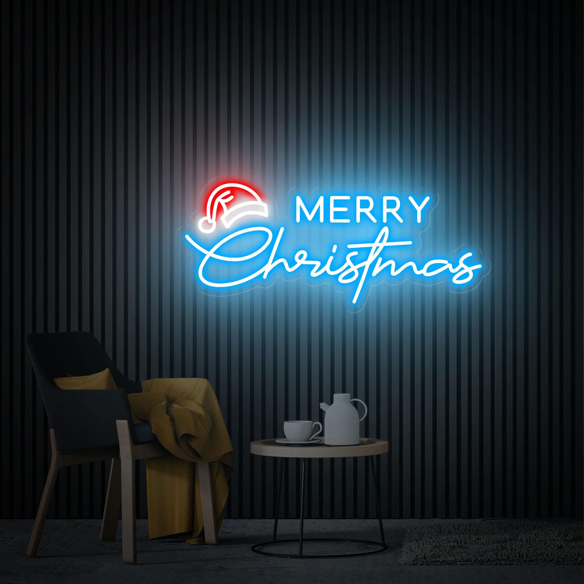 Merry Christmas Neon Sign, Christmas Led Sign, Custom Neon Sign, Christmas Decor, Christmas Party Decor, Neon Bar Sign, Christmas Gift