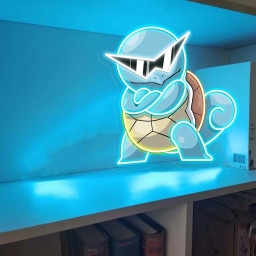 Squirtle Pokemon UV Signs Anime Wall Art