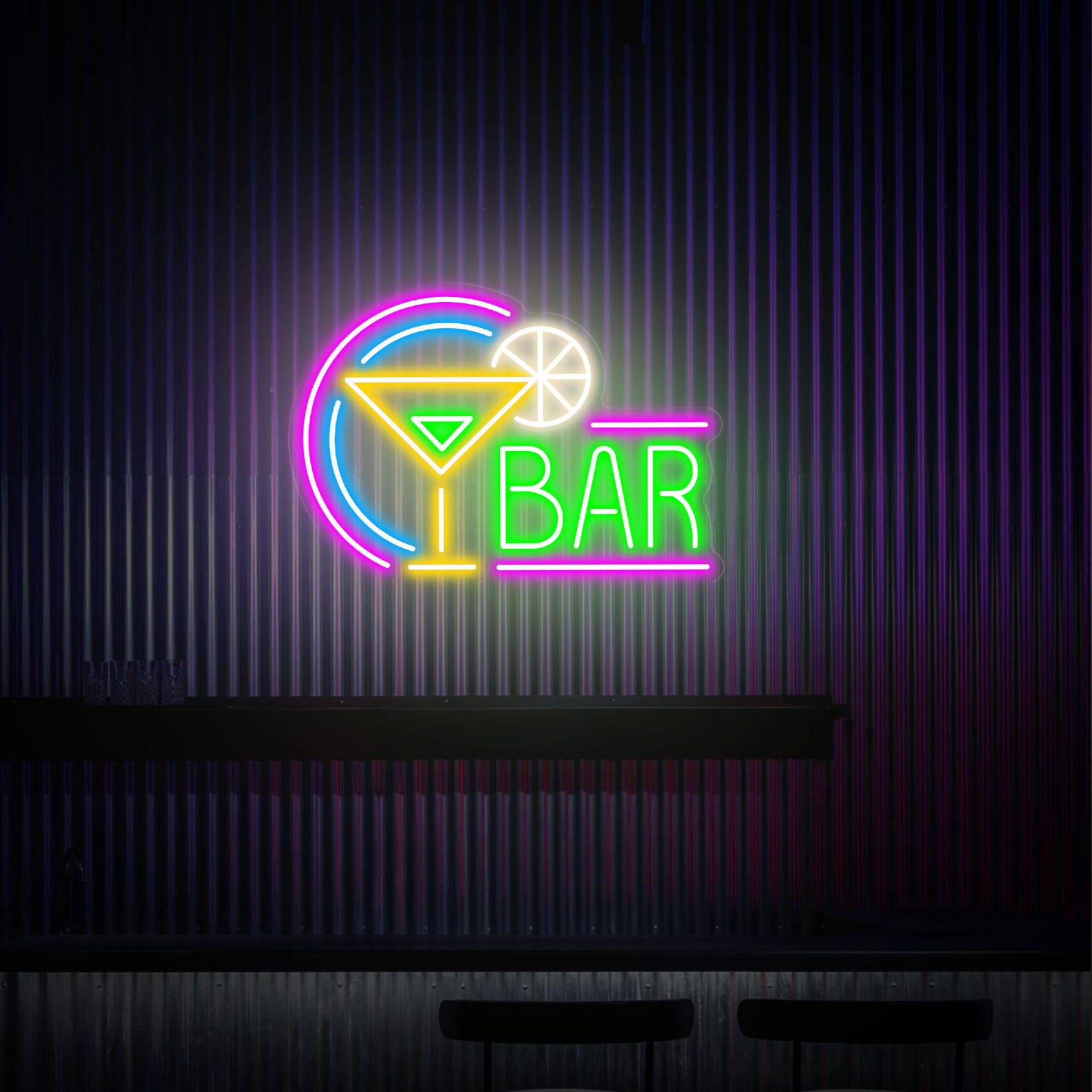 Bar Neon Sign, Cocktail Bar Sign, Cocktail Party Wall Decor, Custom Neon Sign for Bar, Home Bar Decor, Bar Open Led Sign, New Business Gifts