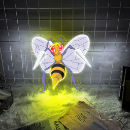 Beedrill UV Signs Pokemon Wall Art